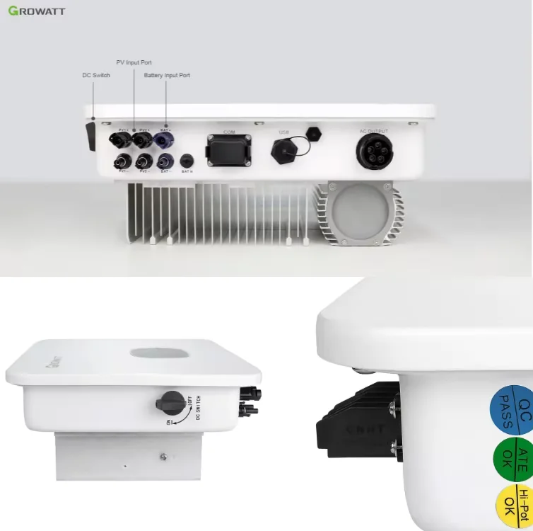 عالية البيع Growatt MOD 10KTL3-X العاكس للطاقة الشمسية 10kw ثلاث مراحل التيار المتناوب الناتج IP66 حماية على شبكة Growatt العاكس