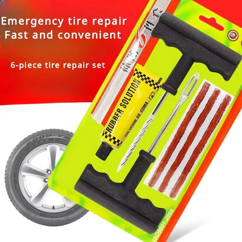 

Tire repair magic. Quick tire repairCar tire repair tool, motorcycle tubeless wheel tire repair kit, puncture plug, garage tool