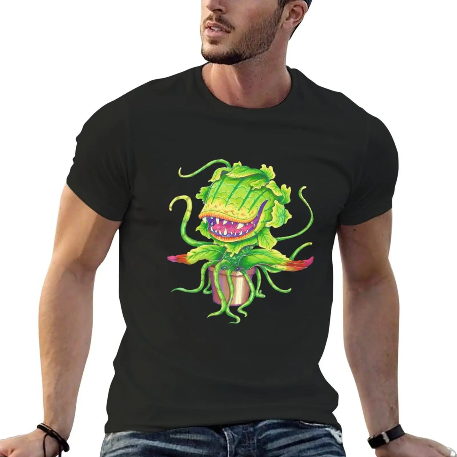 

Audrey Two Little Shop of Horrors T-Shirt quick-drying kawaii clothes clothing for men