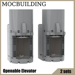 Openable Elevator Diorama Scene MOC Building Block Bricks Toys Display Construction Birthday Gift