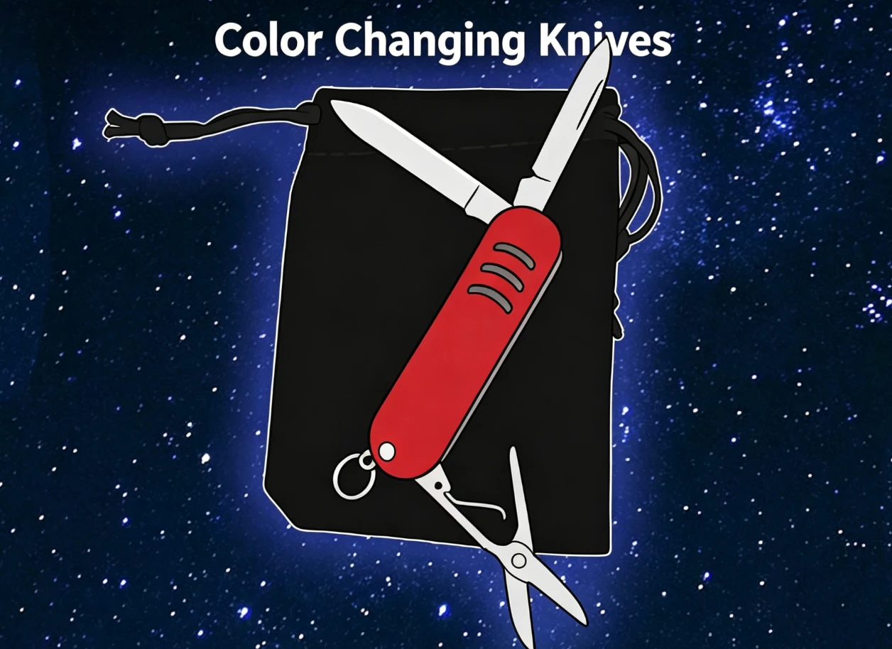 

Color Changing Knives Classic Magic Trick Gimmicks Sleight of Hand Magic Show Funny Mystery Magica Magie Professionnelle
