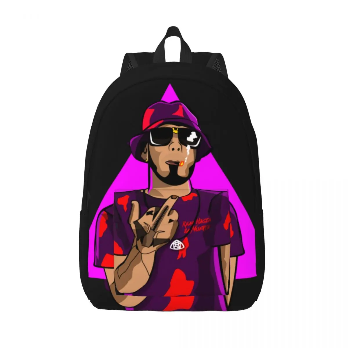 

A-Anuels AA Backpack Male Rapper Hip Hop Pattern Backpacks Christmas Gift Casual School Bags Outdoor Style Colorful Rucksack