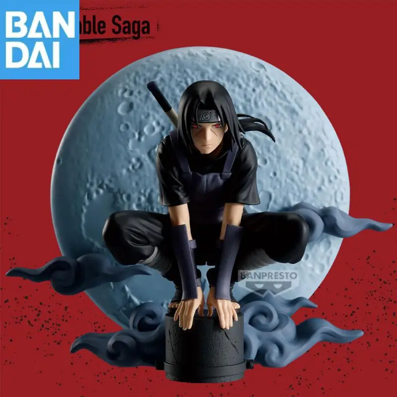 Genuino Bandai Banpresto Naruto Shippuden Memorable Saga especial Uchiha Itachi Original Anime figura modelo coleccionista estatuilla