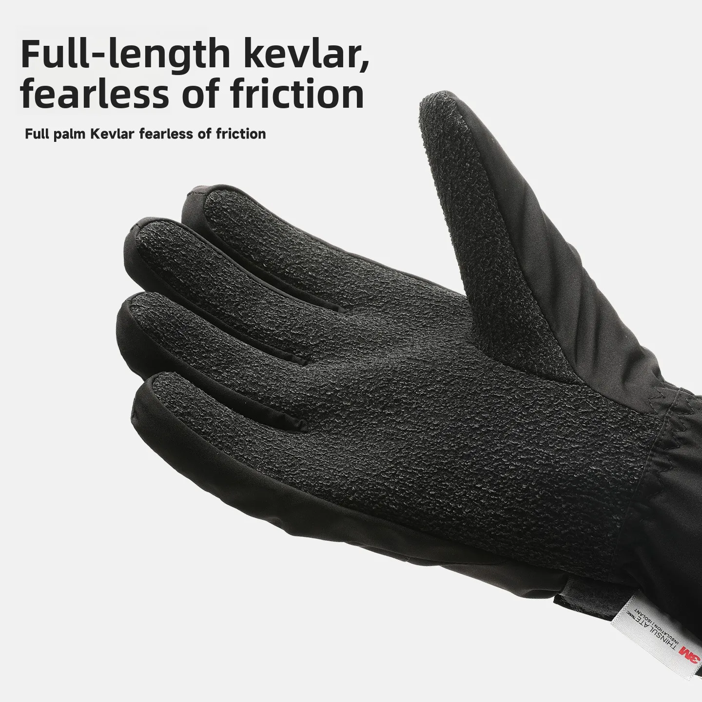 Winter Skiing and Cycling Gloves, Touchscreen-Compatible, Waterproof, Fleece-Lined, Warm, for Outdoor Mountaineering