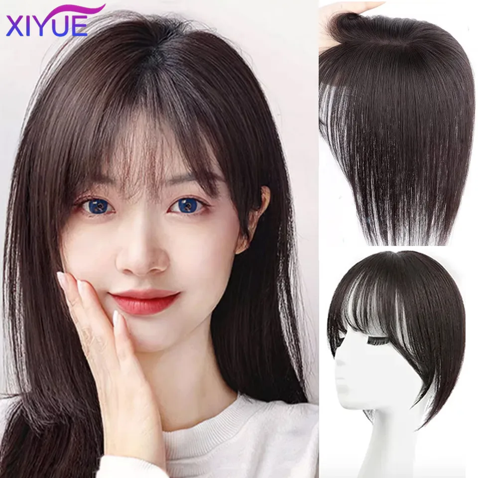 XIYUE   Wig patch for women with loose hair Swiss mesh patch for hair enhancement covering white hair wig patch