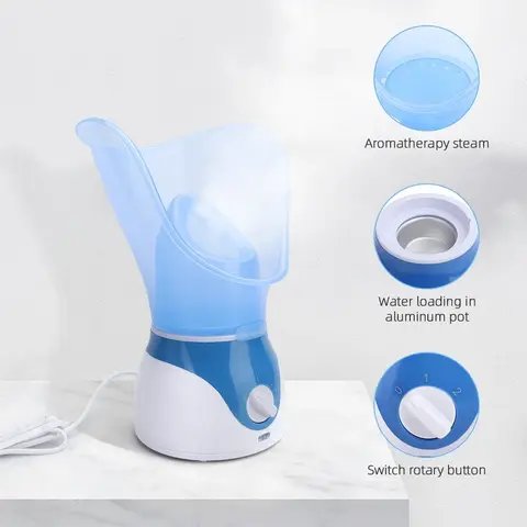 Face Steamer Facial Heating Sprayer Skin Moisturizing Pore Cleaner Facial Hot Fog Steamer Home SPA Machine Care Skin Humidifier