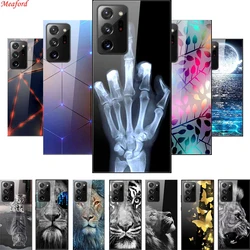 Glass Back Cover For Samsung Note 20 Ultra Case Tempered Glass Case For Samsung Galaxy S21 Ultra Case S 21 Note20 Ultra Funda