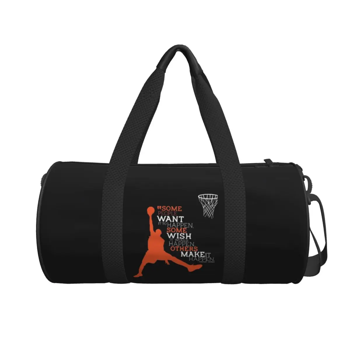 

Basketball Dream Art Large Duffle Gym Bag Waterproof Duffle Travel Bags Handbags Fitness bag
