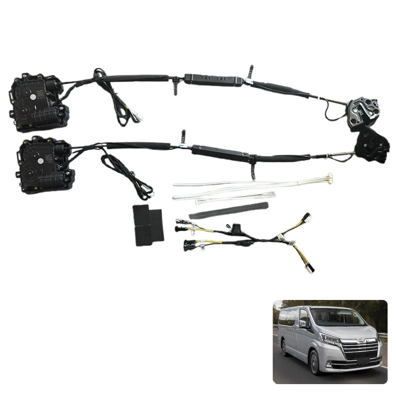 Anti Pinch Suction Soft Close Door Lock Fit Granvia Aftermarket Retrofit Kit