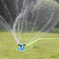 Garden Watering Sprinkler Nozzle Automatic Rotating Lawn Automatic Supplies Irrigation Water Spray Garden Supplies 360 Degree