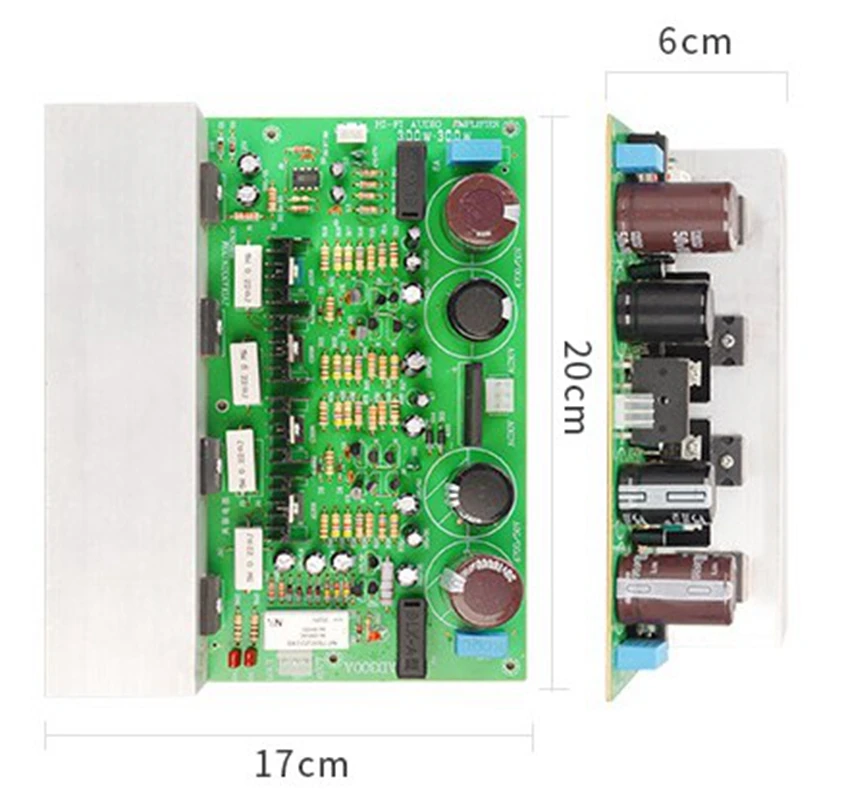 AD-300B 150W+150W 2SA1943/C5200 2.0 channels HIFI Rear power amplifier board