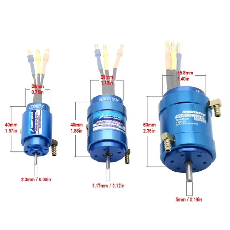 Hobbywing Seaking 2040sl 2848sl 3660sl Motor sin escobillas con refrigeración por agua para barco Rc, accesorios Diy para barco de malla de alta potencia