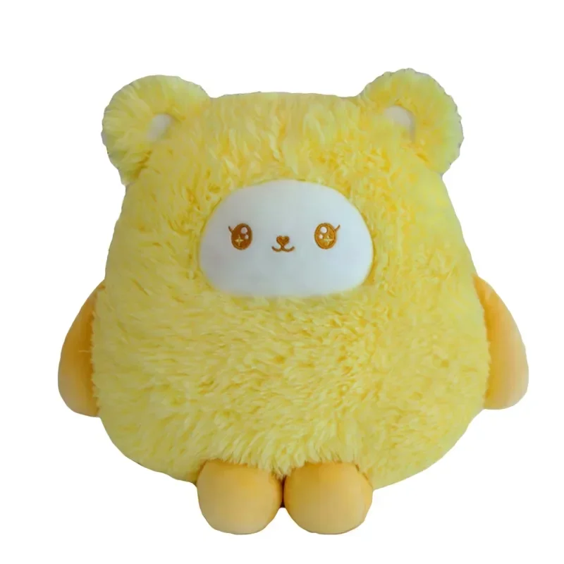 Jouets en peluche de mouton rond potelé, jouets en peluche d'agneau doux, oreiller de dessin animé, coussin de canapé, décoration d'intérieur, cadeaux pour filles, nouveau