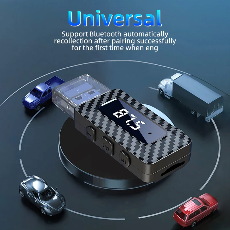 W3 | Menerima/mengirim Bluetooth | Bluetooth V5.3 | Pemancar FM | Mikrofon bawaan | Panggilan bebas genggam | Mendukung kartu TF | A