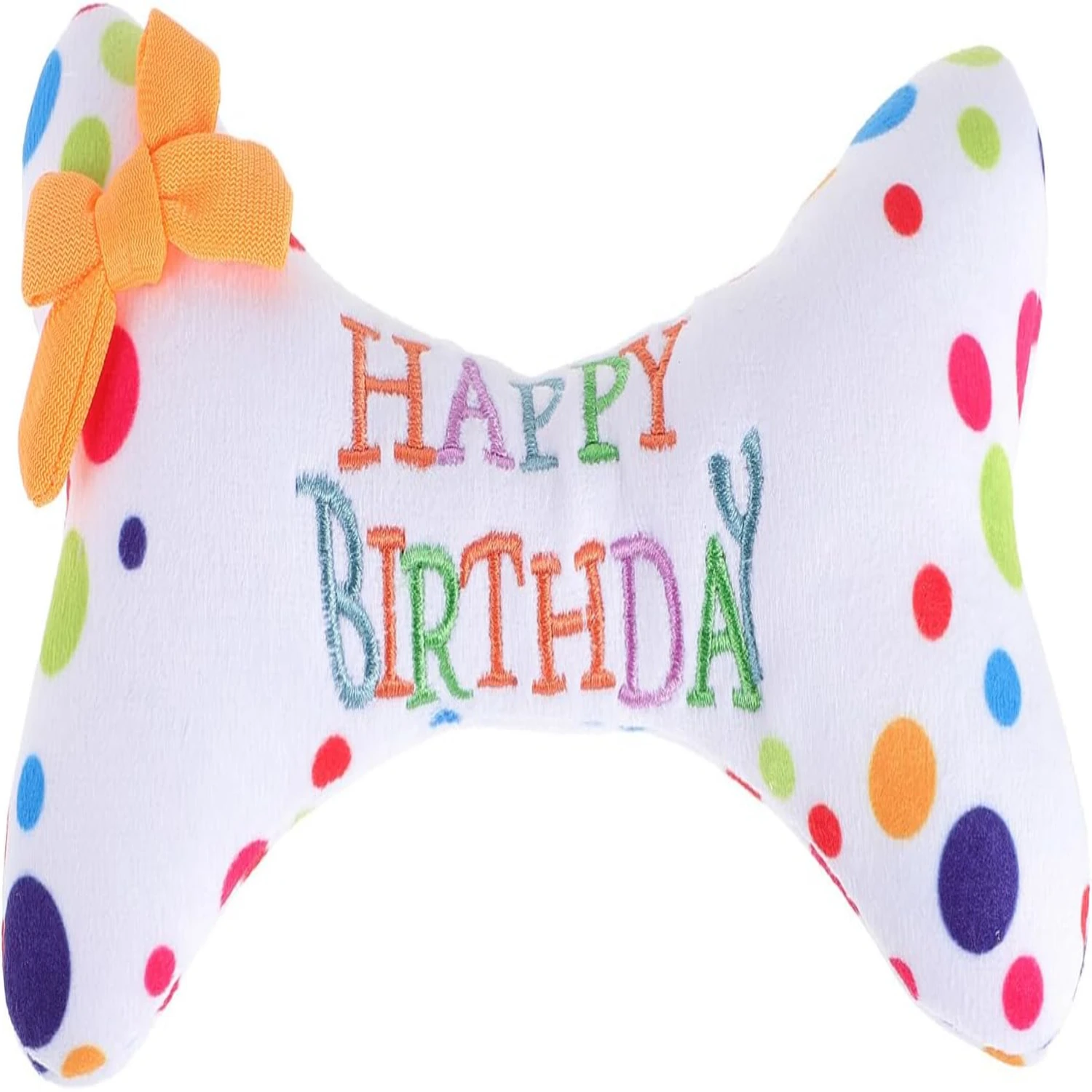 Dog Birthday Toy - Plush Dog Toys Dog Chew Toys Dog  Pillow Interactive Puppy Toys for Dog Birthday Party