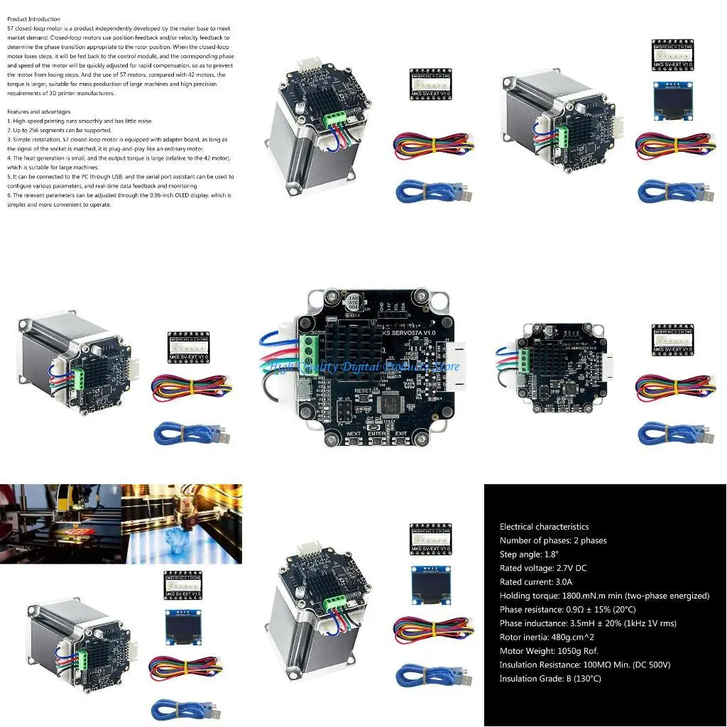 

U2JE MKS Servo57a Close Loop Steepper Driver Driver Принтер предотвращает проигрыш