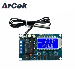 Temperature Fan Speed Controller Module Digital Thermostat Cooling Heating Temperature Controller LCD Display