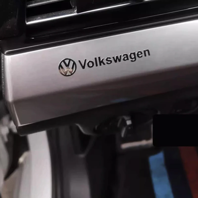 Nuevas pegatinas de limpiaparabrisas con emblema de Metal para coche, calcomanías decorativas reflectantes para Volkswagen GOLF 5 Tiguan Polo Golf 6 Golf 7 Jetta, accesorios