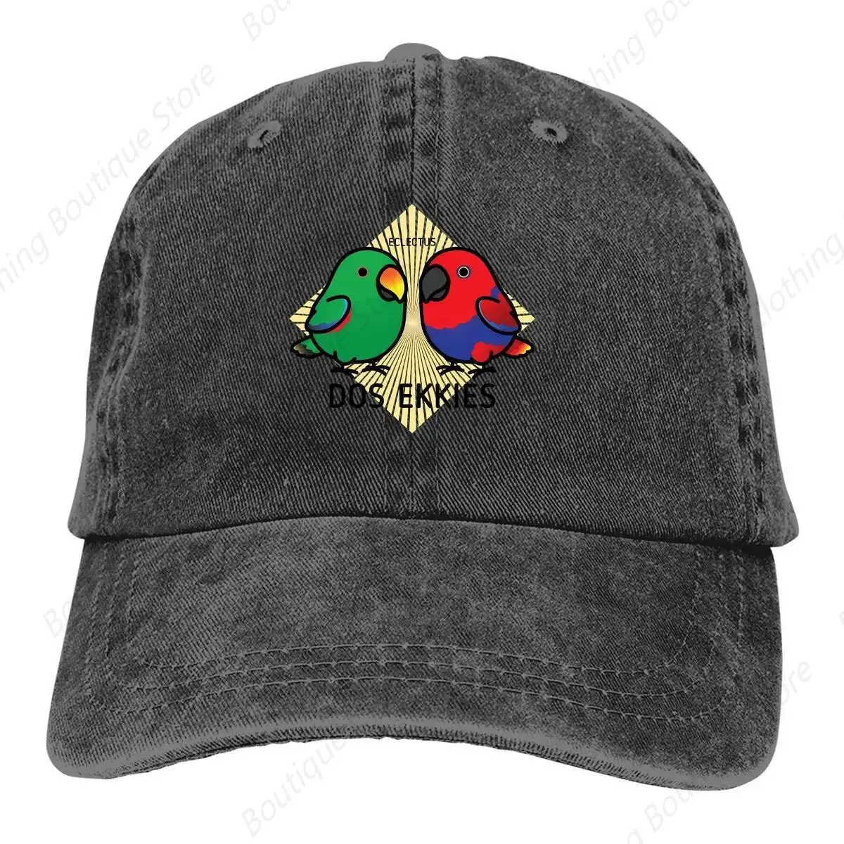 Parrot Birds Pet Multicolor Hat Peaked Women's Cap Dos Ekkies Personalized Visor Protection Hats