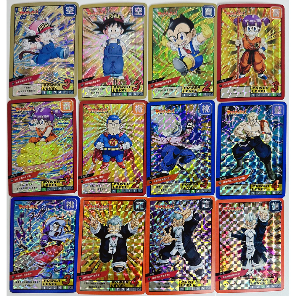 Anime Dragon Ball DIY ACG Chichi Bulma Piccolo Son Goku Premium Flash Cards Boy Games Toys regali di compleanno carte da collezione