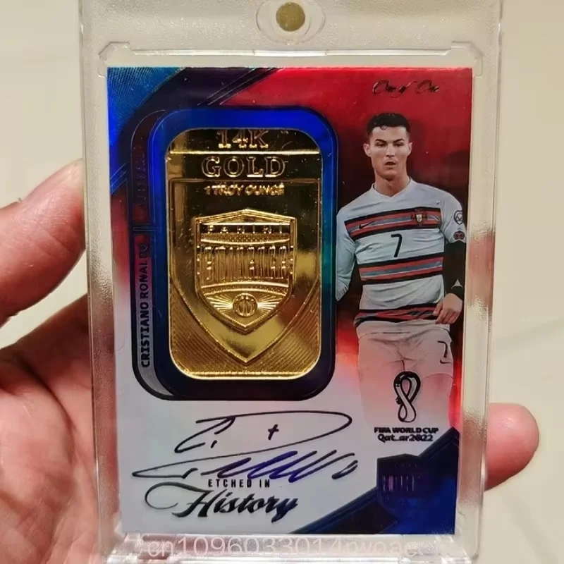 DIY Custom Panini Refractive Sports Star Cards Collectible Trading Cards with Lamine Yamal Kobe, Cristiano Ronaldo CR7 Premiu