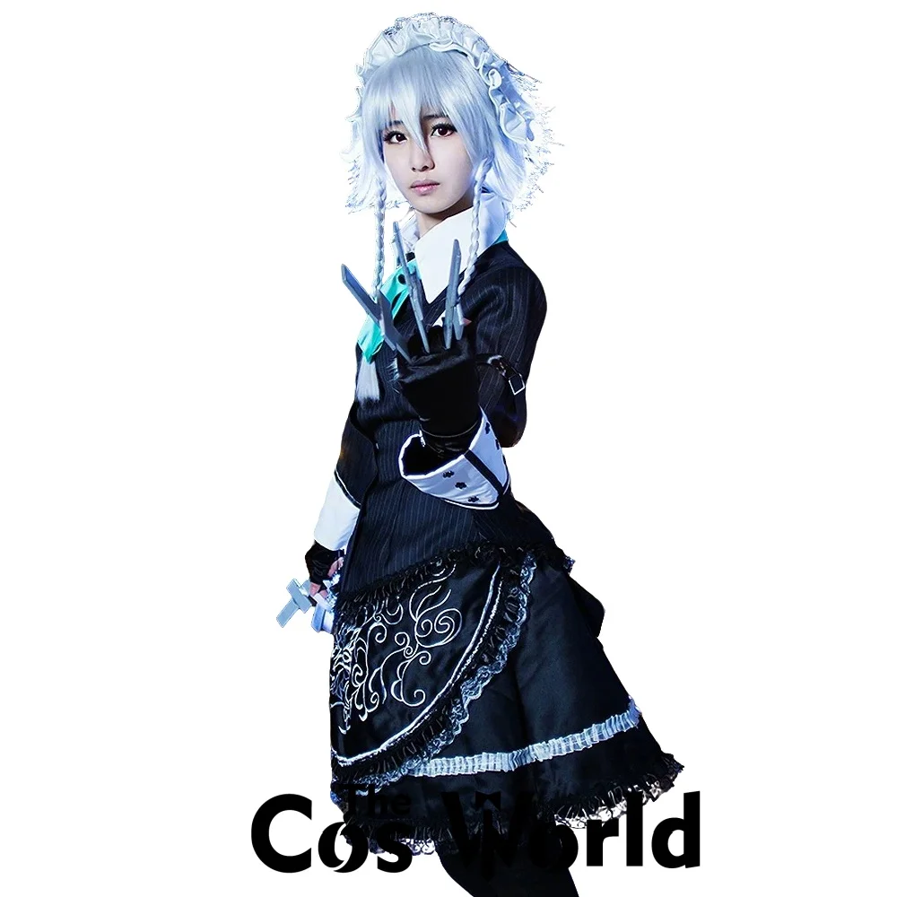 

Customizable Touhou Project Izayoi Sakuya Outfits Anime Game Cosplay Costumes