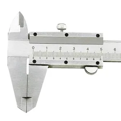 0-150mm Stainless Steel Vernier Caliper Locking Screw Vernier Caliper Stainless Steel Inside Outside Depth Step Micrometer