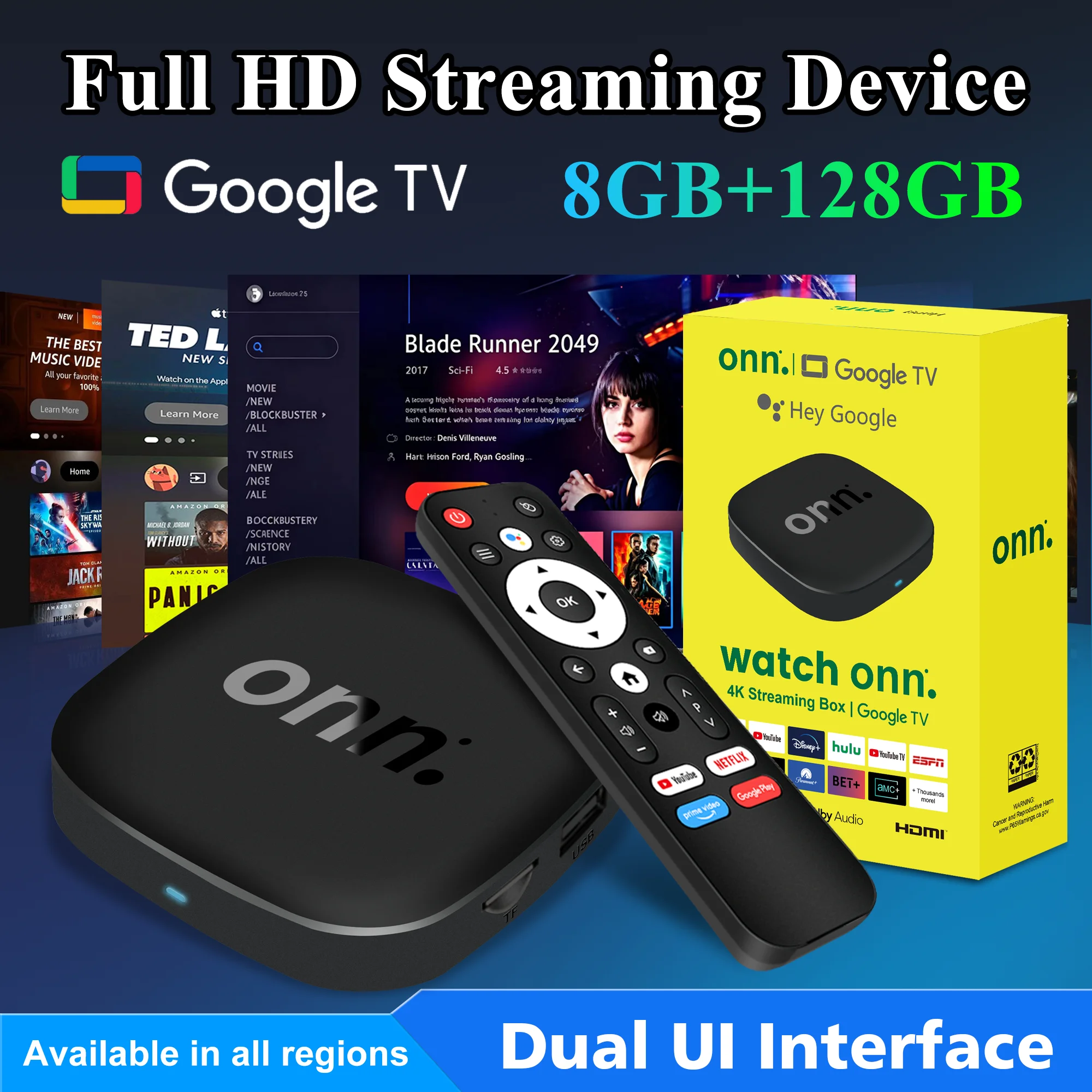 Home Cinema Google - ONN STB Dream Quad Core STB