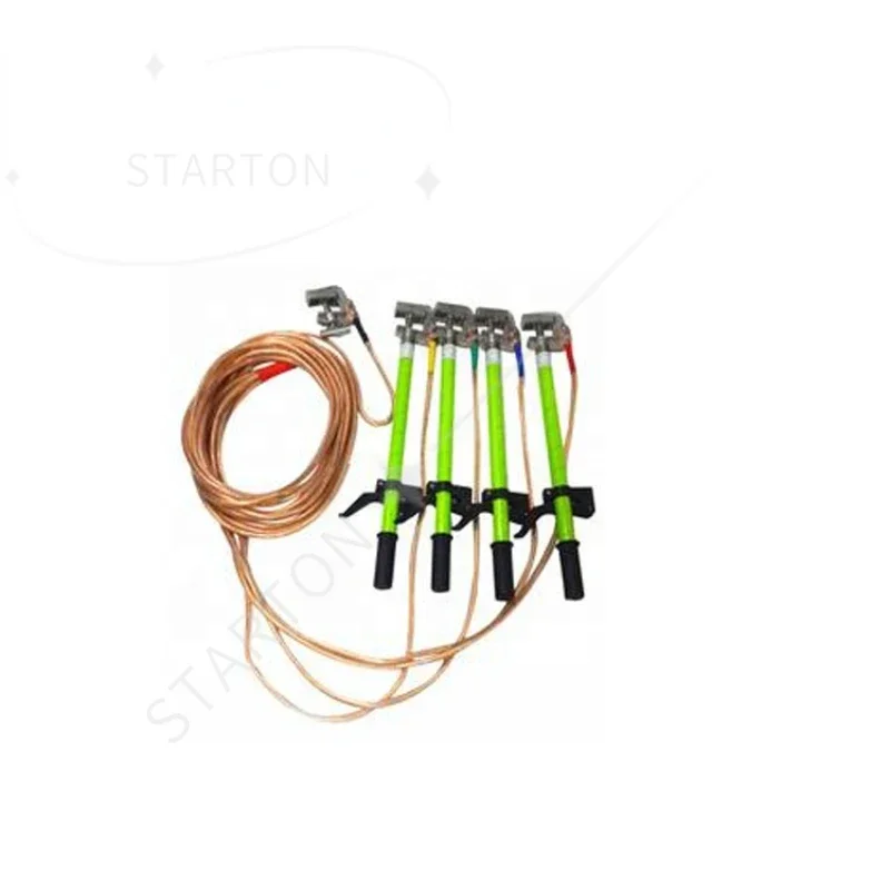 For 33KV Grounding Cluster 500KV with Copper Wire and Earthing Rod