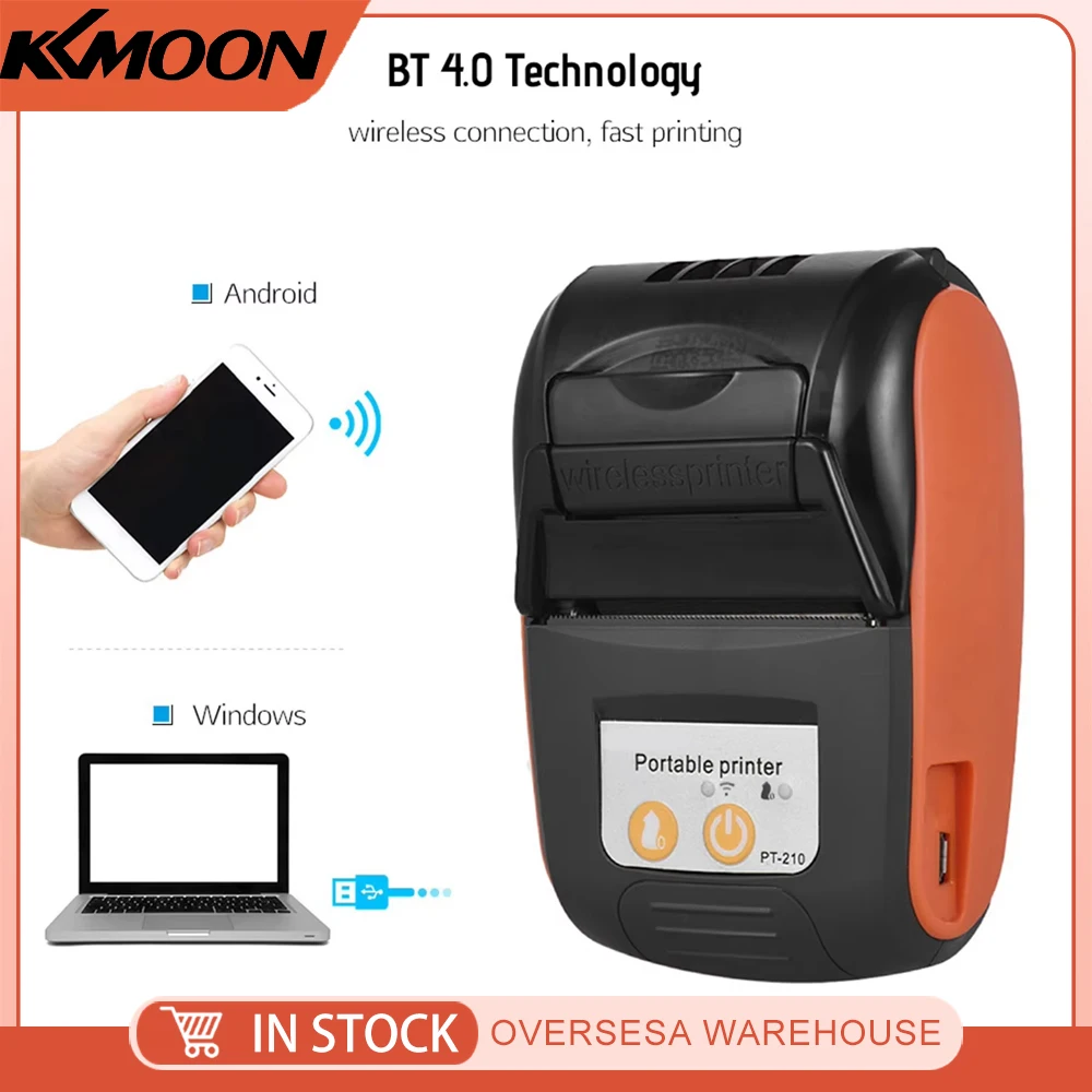 Portable Receipt printer Portable Thermal Printer Bluetooth Mini Thermal Printer for Android for IOS portable printer for iphone