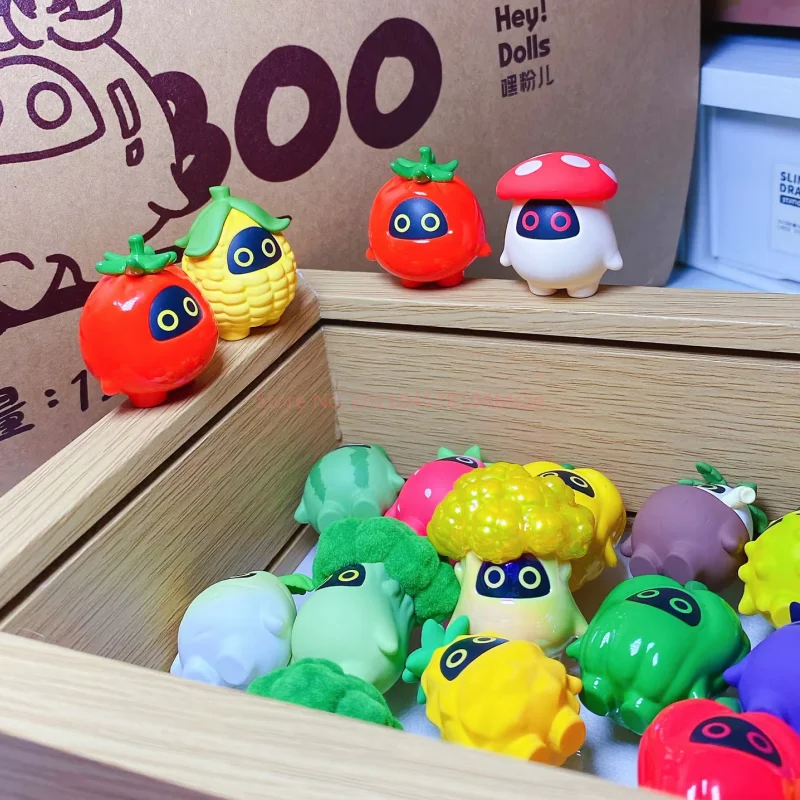 miHoYo Zenless Zone Zero Bangboo Garden Kingdom Series Blind Box Leuke Mini Groente Fruit Figuur Desktop Decoratie Model Cadeau