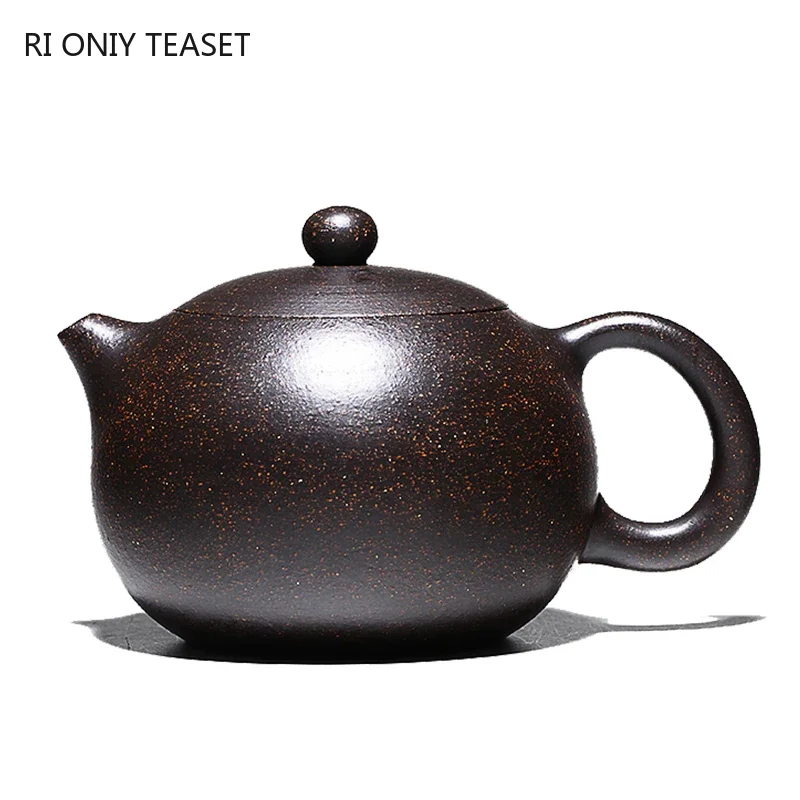Yixing Lila Ton Teekanne Berühmte Handgemachte Ball Loch Filter Xishi Teekanne Chinesischen Authentische Zisha Tee-Set Wasserkocher Individuelle