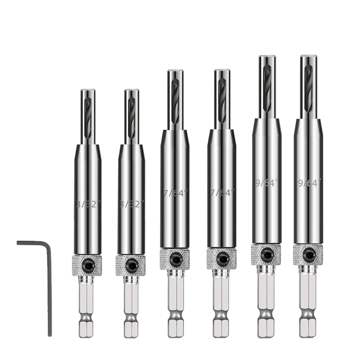 Budget-Friendly-Self Centering Drill Bit Set - 3/32