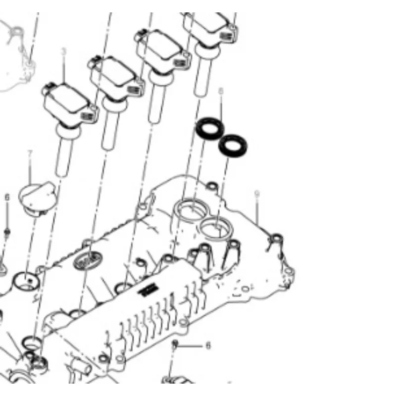 

487ZQA-1003250 Уплотнение клапана управления маслом OCV, прокладка крышки головки блока цилиндров для BYD S7 Don, топливная версия 2018, песня 487ZQA1003250