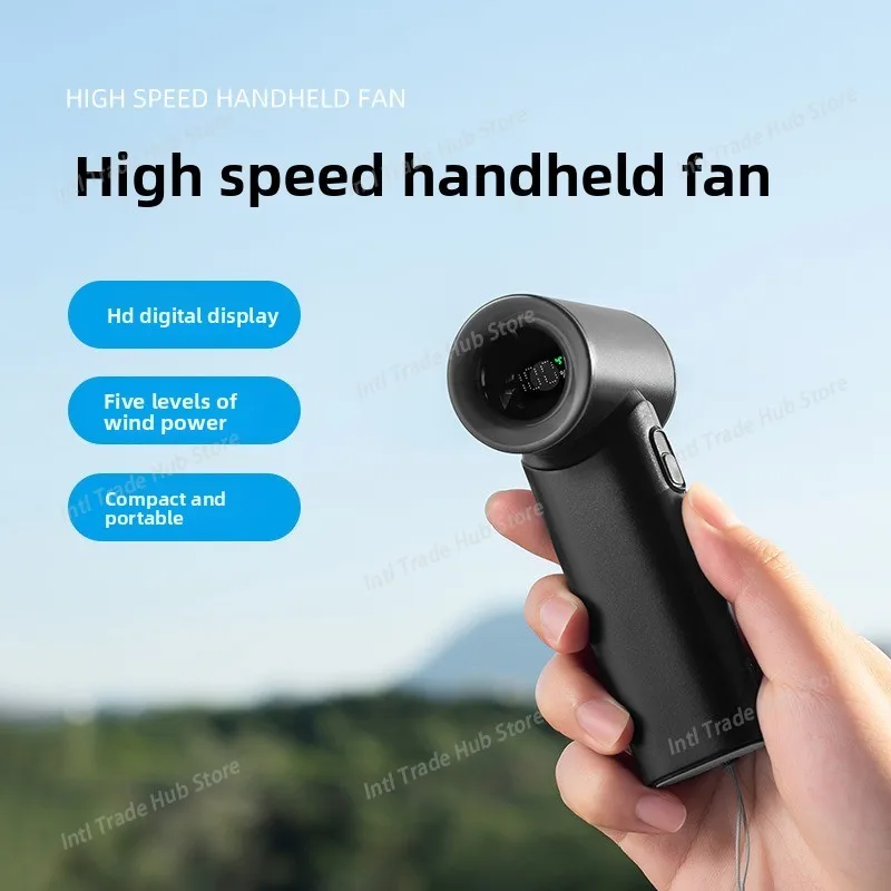 

Portable Handheld Electric Fan Mini Turbo Air Cooling Fans for Office Outdoor Travel Low Noise Power Airflow Cooling Ventilador