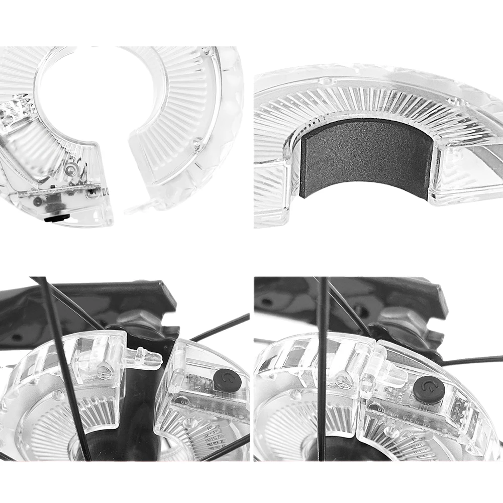 

Kids Balance Bike Hub Light Rechargeable with Intelligent Sensor Waterproof Construction and 18 Modes for Enhanced Safety