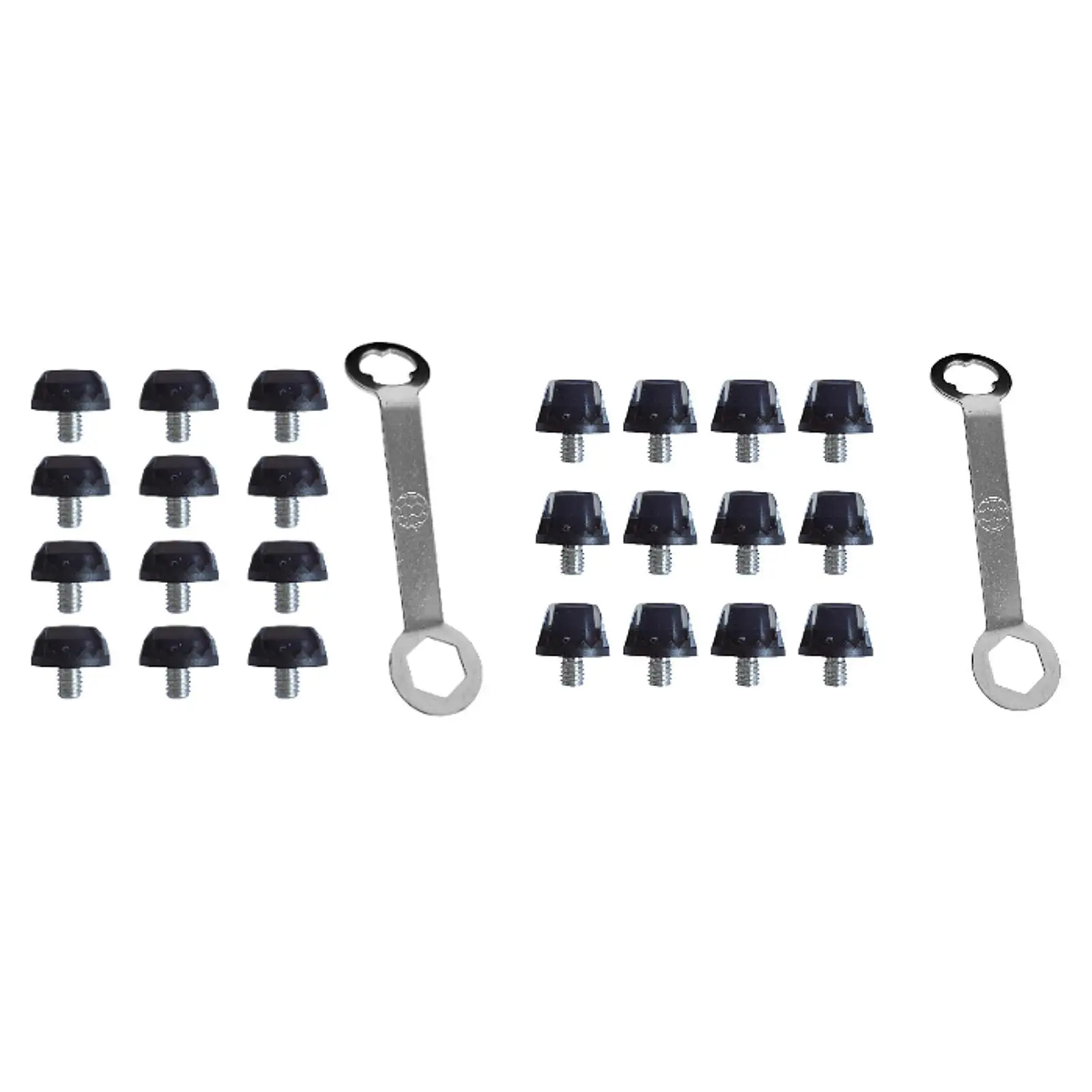 12 個ラグビーシューズスタッドトラックシューズアクセサリープロフェッショナル M5 芝生滑り止めサッカースタッドサッカーブーツスパイクトレーニング用