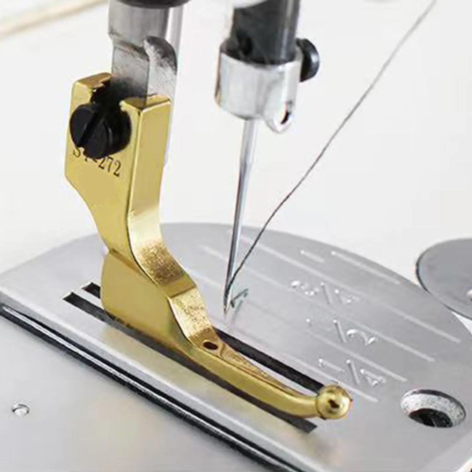 Bead Sequin Presser Foot Anti Curling Sewing Machine Accessories Universal Sewing Tool for Tailoring Crafting Lace Fabric
