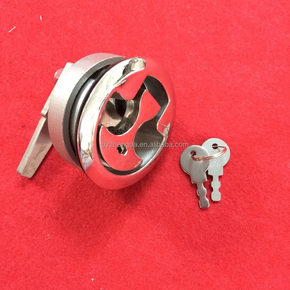 A escotilha de barco marinho de aço inoxidável AISI 316 trava giratória alça de elevação 2''