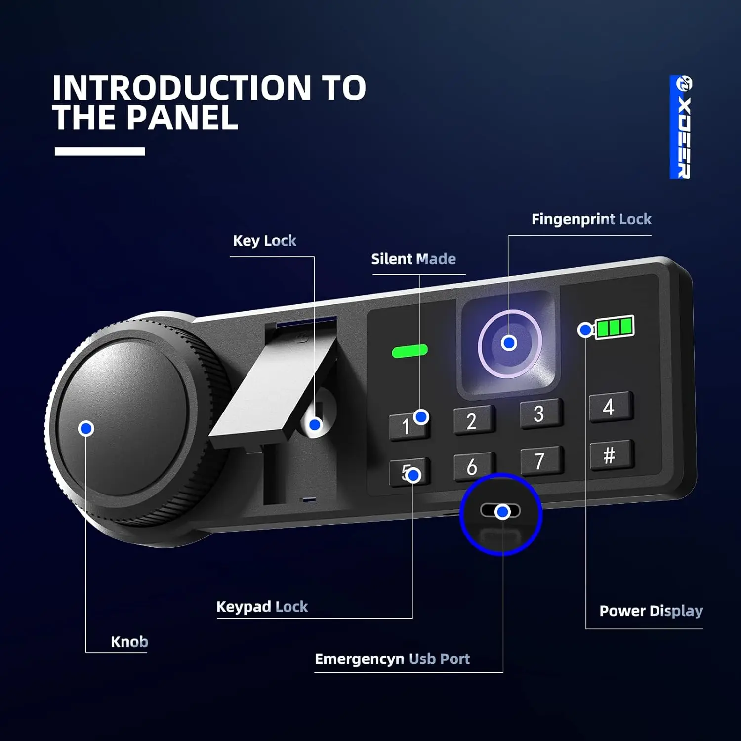 Biometric Safe Box, Quick-Access Security Safe Box with Upgraded Fingerprint, Steel Handgun Safe Lock Box for Kid/Home/Office (2