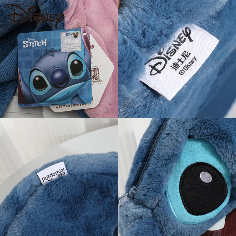 Disney Stitch Nieuwe Pluche Rugzak Cartoon Schattige Kinder Pluche Rugzak Pluche Pop Speelgoed Anime Lilo & Stitch