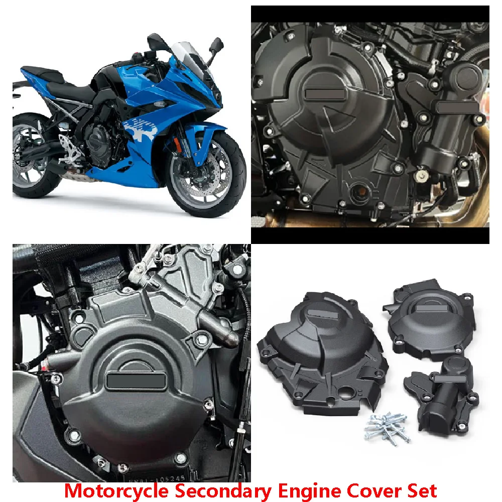 

Fits for Suzuki GSX8S GSX8R ABS GSX-8R GSX-8S 2023 2024 2025 Motorcycle Engine Case Cover Set Secondary Protection Guards