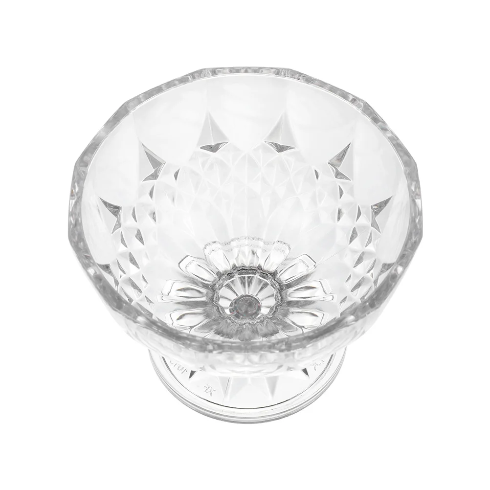 

Ice Cream Cup Transparent Premium Pc Pudding Glasses Multi-Function Dessert Bowls for Home Party Wedding Household