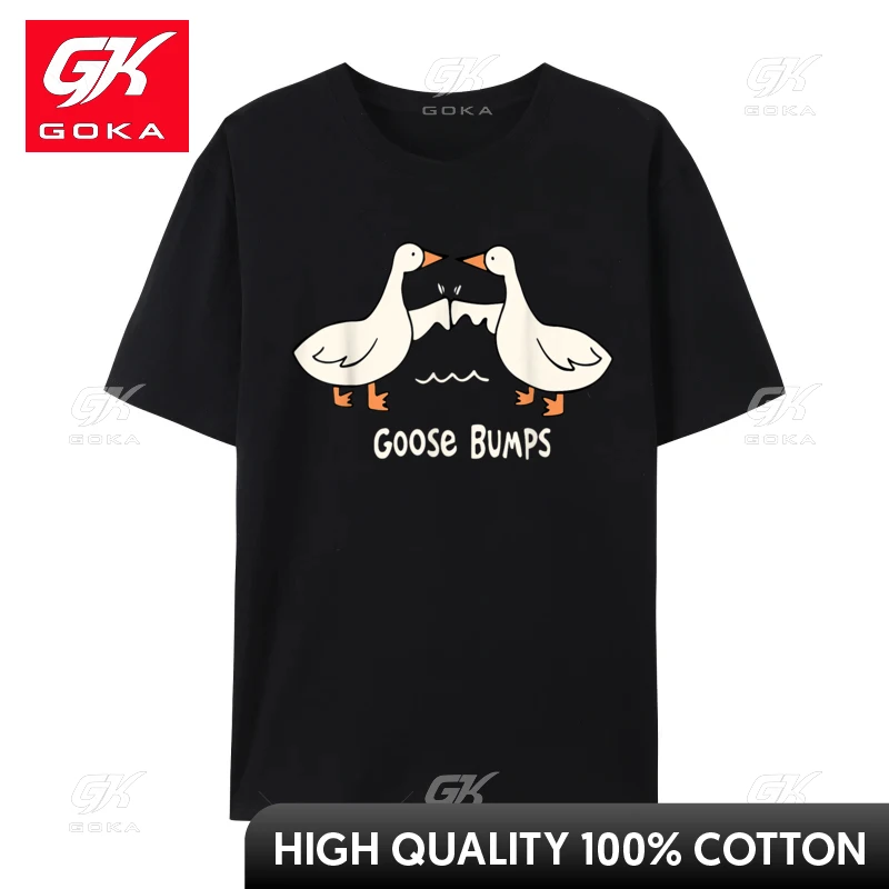 Cute Goose Bumps Funny Animal Pun Lover Tops Shirt Personalized Tee-Shirt New Arrival Design Cotton Men T-Shirt Design