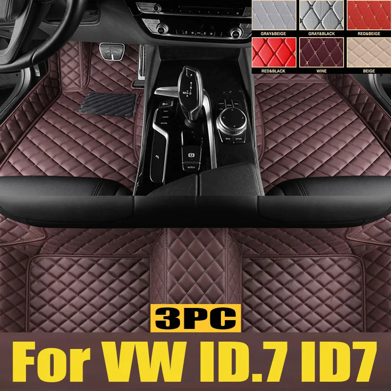 

for VW ID.7 ID7 TPE 3D Car Floor Mats Cargo Liner Trunk/Backrest Pad Waterproof Left Rudder