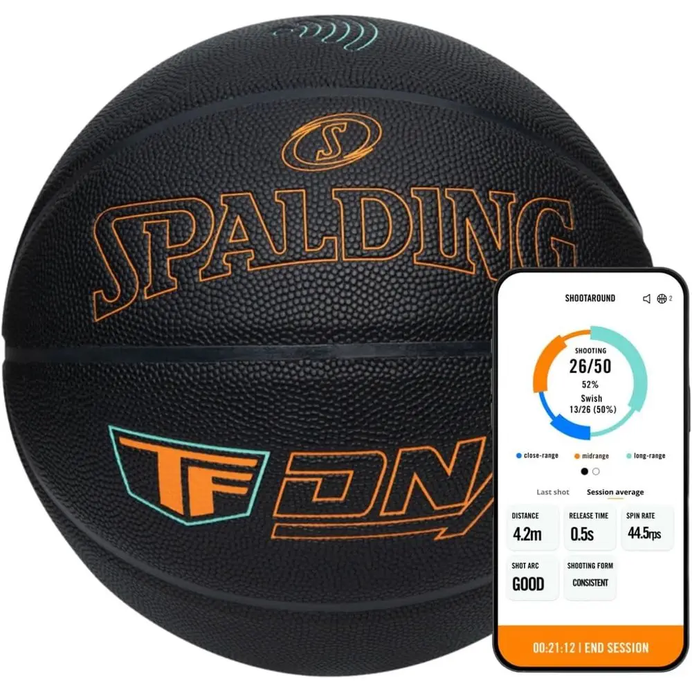 

Smart Basketball with Training App, 1-Year Access, Tracks Performance for Indoor and Outdoor Use