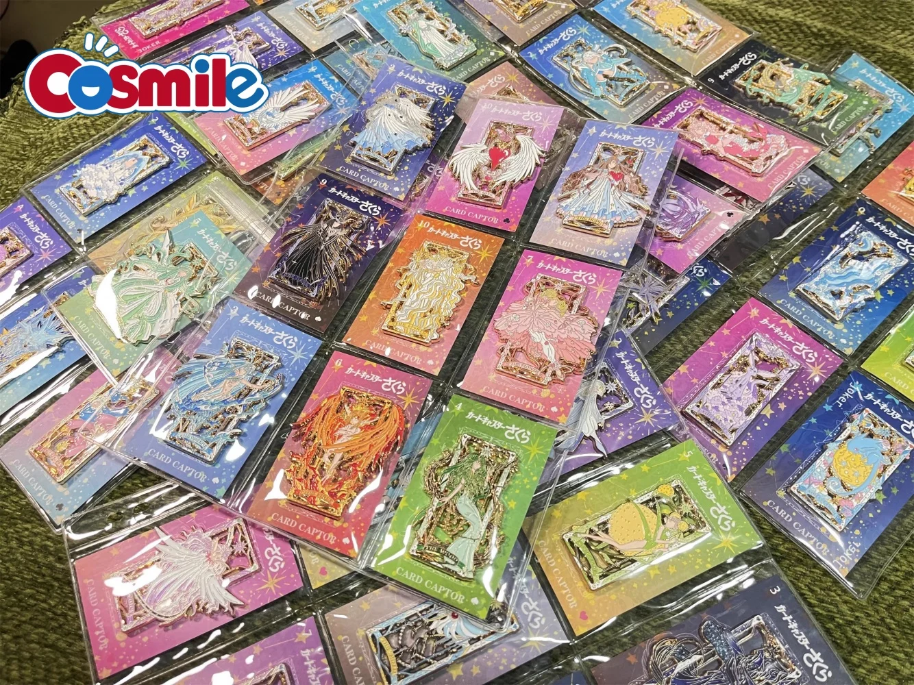 

Cosmile Sakura Metal Badge Brooch Pins Button Collection Cosplay Props Kids Fan Gift C