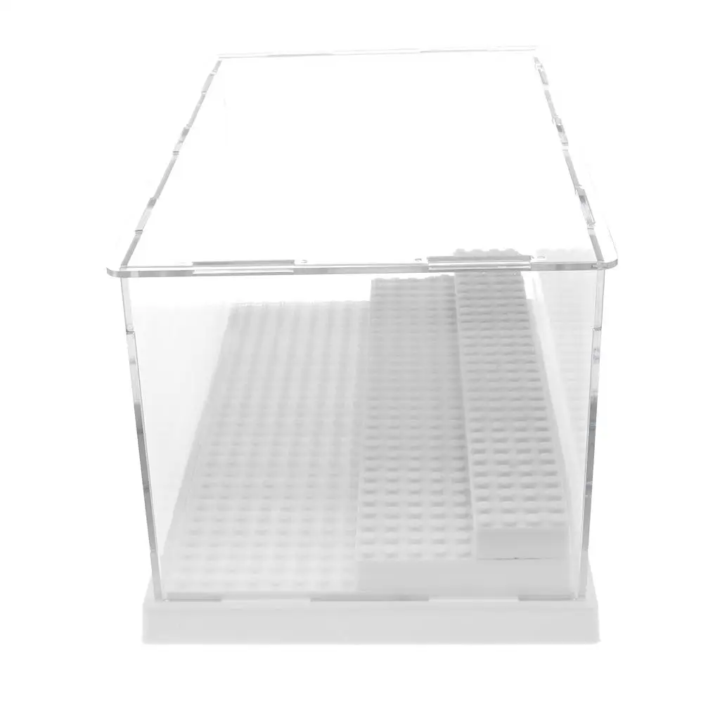 NIEUWE 25X12 CM Plastic Blokken Opbergdoos Cijfers Auto Model Display Box Stand