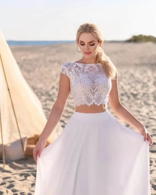 Chiffon Flowy Hochzeit Lange Röcke A-Linie Bodenlangen Formelle Party Röcke Strand Maxirock Maßgeschneidert