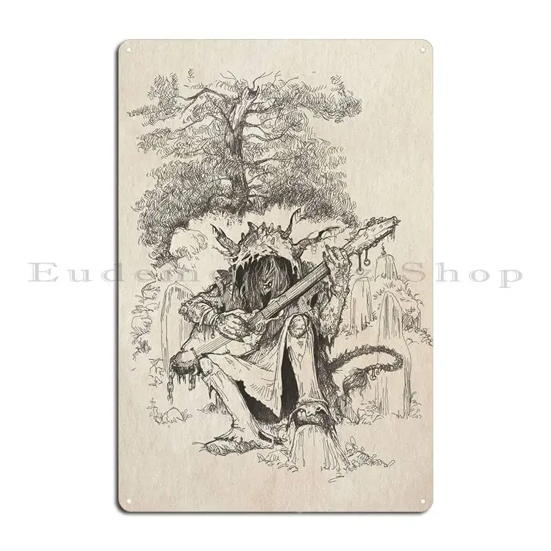 Bard In The Forest Metal Sign Design Party Funny Plaques Cave Tin Sign Poster